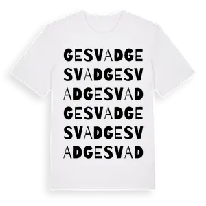 Gesvad ordlek t-shirt – ekologisk bomull t-shirt från Pinshirt