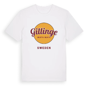 Gillinge cirkel t-shirt – ekologisk bomull t-shirt från Pinshirt