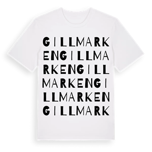 Gillmarken ordlek t-shirt – ekologisk bomull t-shirt från Pinshirt