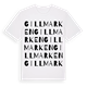 Gillmarken ordlek t-shirt