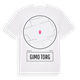 White t-shirt med Gimo torg t-shirt