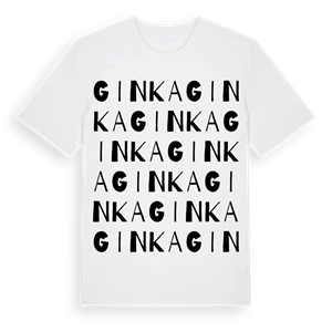 Ginka ordlek t-shirt – ekologisk bomull t-shirt från Pinshirt