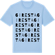 Blue Soul t-shirt med Giresta ordlek t-shirt
