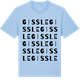 Blue Soul t-shirt med Gissle ordlek t-shirt