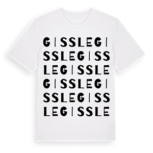 Gissle ordlek t-shirt – ekologisk bomull t-shirt från Pinshirt