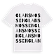 Glansmossen ordlek t-shirt