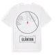 White t-shirt med Gläntan t-shirt