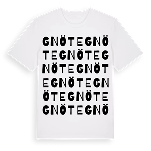 Gnöte ordlek t-shirt – ekologisk bomull t-shirt från Pinshirt