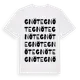 White t-shirt med Gnöte ordlek t-shirt