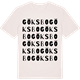 Vintage White t-shirt med Göksbo ordlek t-shirt