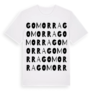 Gomorra ordlek t-shirt – ekologisk bomull t-shirt från Pinshirt