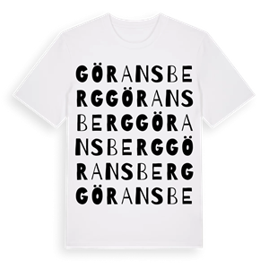 Göransberg ordlek t-shirt – ekologisk bomull t-shirt från Pinshirt