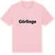Pink Cotton t-shirt med Görlinge fetstil t-shirt