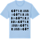 Blue Soul t-shirt med Götbrunna ordlek t-shirt