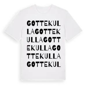 Gottekulla ordlek t-shirt – ekologisk bomull t-shirt från Pinshirt