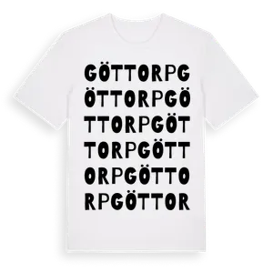 Göttorp ordlek t-shirt – ekologisk bomull t-shirt från Pinshirt