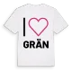 Jag älskar Grän t-shirt stort tryck