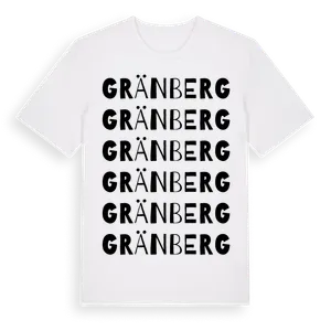 Gränberg ordlek t-shirt – ekologisk bomull t-shirt från Pinshirt