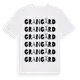 White t-shirt med Grangärd ordlek t-shirt