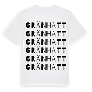 Gränhatt ordlek t-shirt – ekologisk bomull t-shirt från Pinshirt