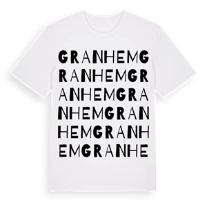 Granhem ordlek t-shirt – ekologisk bomull t-shirt från Pinshirt