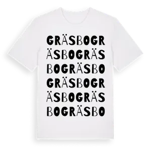 Gräsbo ordlek t-shirt – ekologisk bomull t-shirt från Pinshirt