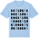 Blue Soul t-shirt med Gräsö gård ordlek t-shirt