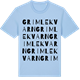 Blue Soul t-shirt med Grimle kvarn ordlek t-shirt
