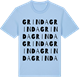 Blue Soul t-shirt med Grinda ordlek t-shirt