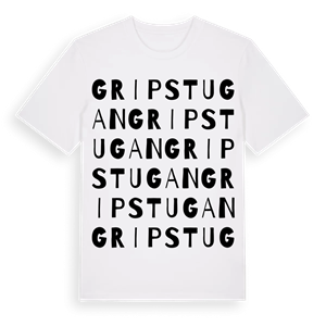 Gripstugan ordlek t-shirt – ekologisk bomull t-shirt från Pinshirt