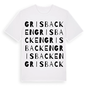 Grisbacken ordlek t-shirt – ekologisk bomull t-shirt från Pinshirt