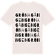 Vintage White t-shirt med Gröna gången ordlek t-shirt