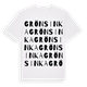 Grönsinka ordlek t-shirt