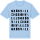 Blue Soul t-shirt med Grönvallen ordlek t-shirt