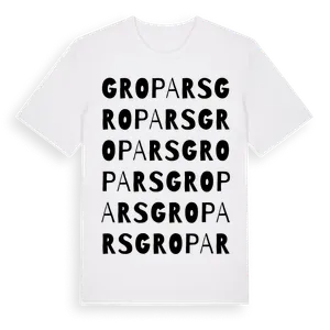 Gropars ordlek t-shirt – ekologisk bomull t-shirt från Pinshirt