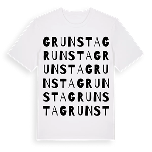 Grunsta ordlek t-shirt – ekologisk bomull t-shirt från Pinshirt