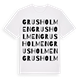 Grusholmen ordlek t-shirt