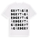 Gryta gård ordlek t-shirt