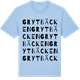 Blue Soul t-shirt med Grytbäcken ordlek t-shirt