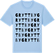 Blue Soul t-shirt med Gryttby ordlek t-shirt