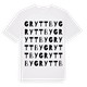 White t-shirt med Gryttby ordlek t-shirt