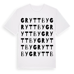 Gryttby ordlek t-shirt – ekologisk bomull t-shirt från Pinshirt