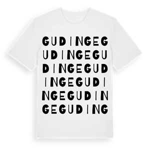 Gudinge ordlek t-shirt – ekologisk bomull t-shirt från Pinshirt