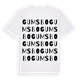 Gumsbo ordlek t-shirt