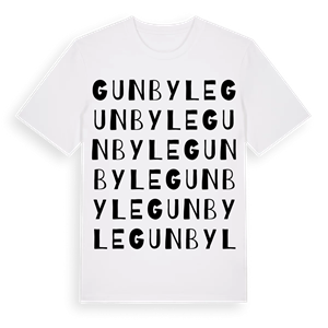 Gunbyle ordlek t-shirt – ekologisk bomull t-shirt från Pinshirt