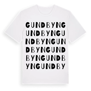 Gundbyn ordlek t-shirt – ekologisk bomull t-shirt från Pinshirt
