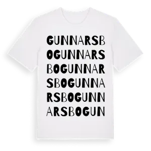 Gunnarsbo ordlek t-shirt – ekologisk bomull t-shirt från Pinshirt