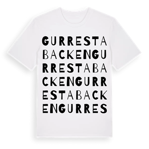 Gurrestabacken ordlek t-shirt – ekologisk bomull t-shirt från Pinshirt