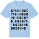 Blue Soul t-shirt med Gymninge ordlek t-shirt