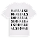 Habbalsbo ordlek t-shirt